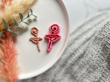 Ballerina Shape II Collection Polymer Clay  Cutter • Fondant Cutter • Cookie Cutter